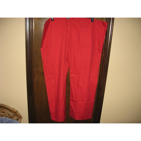 Harriton Scrub Bottoms Red Unisex Plus Size Big & Tall Size 5XL NEW WITH TAGS - Picture 1 of 5